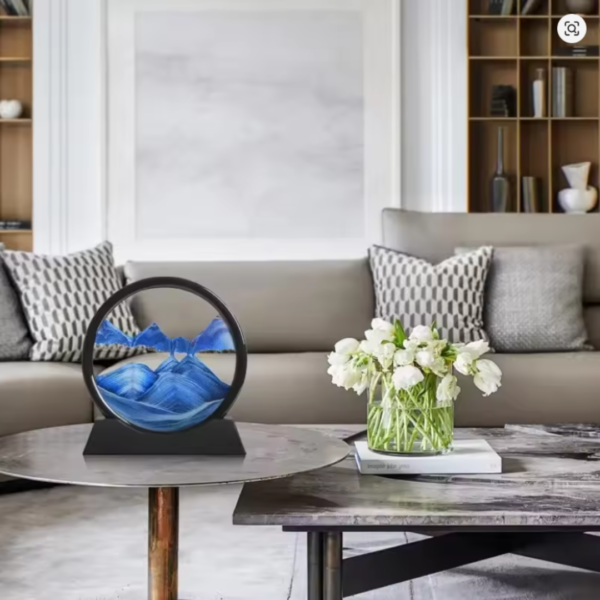 3D Hourglass Deep-Sea Sandscape - Moving Sand Art Decor