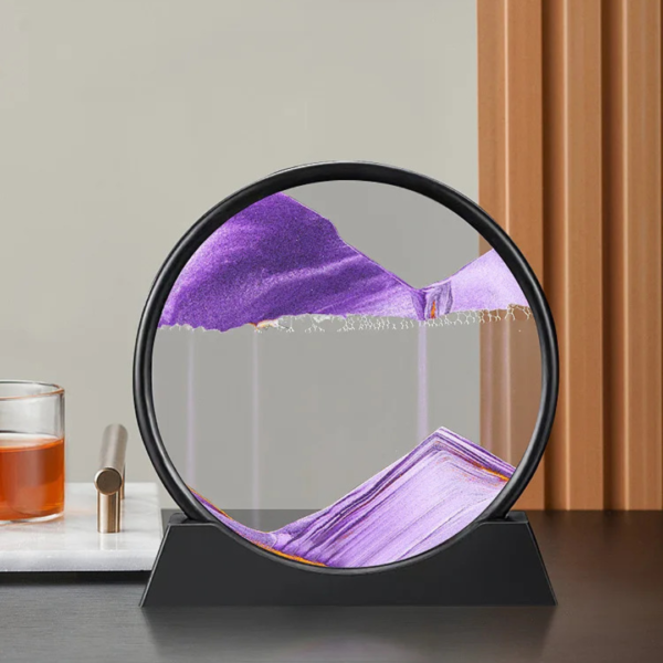 3D Hourglass Deep-Sea Sandscape - Moving Sand Art Decor