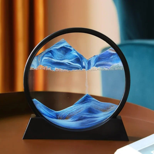 3D Hourglass Deep-Sea Sandscape - Moving Sand Art Decor