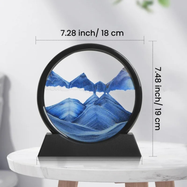3D Hourglass Deep-Sea Sandscape - Moving Sand Art Decor