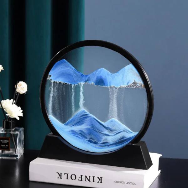 3D Hourglass Deep-Sea Sandscape - Moving Sand Art Decor